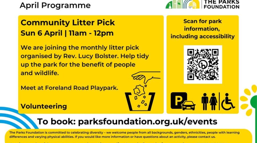 Parks in Mind activites across BCP Parks in April 2025