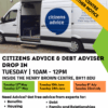 Citizens Advice Offers Drop-In Service at Henry Brown Centre