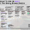 Henry Brown Centre Offers Packed May Schedule
